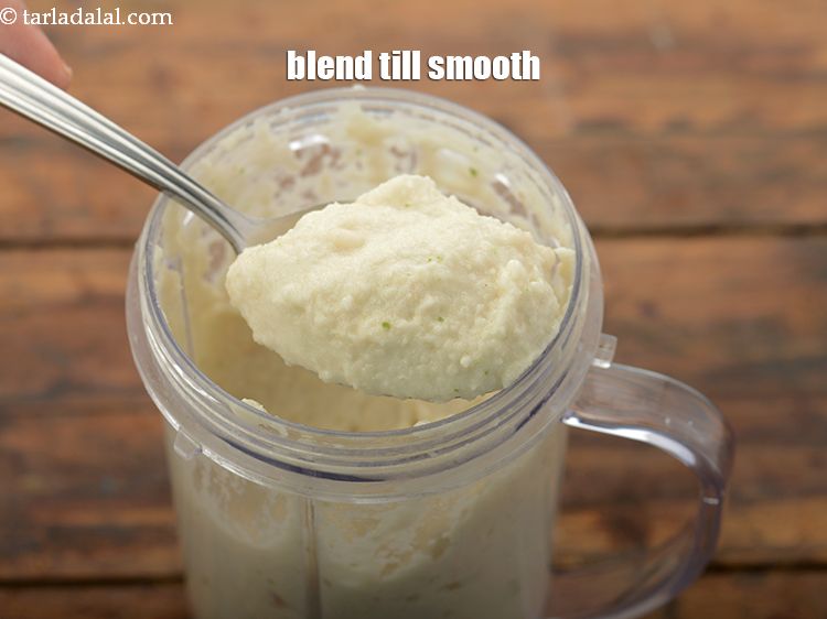 Step 40 – Cover with a lid and blend in a mixer till smooth. This is how it …