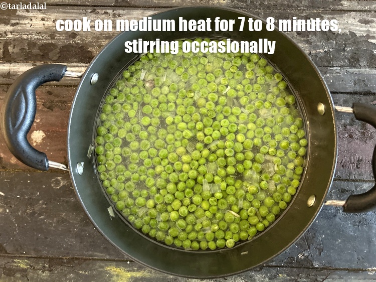 Step 9 – Cook on a medium flame for 7 to 8 minutes, stirring occasionally.