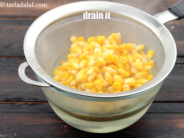 Step 8 – Drain it using a strainer. use as required.