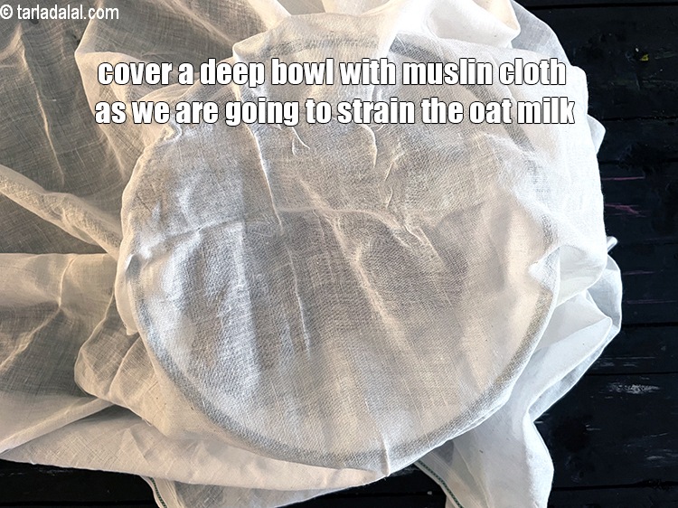 Step 9 – <meta charset="UTF-8" />Cover a deep bowl with&nbsp;muslin cloth as we are going to strain the …