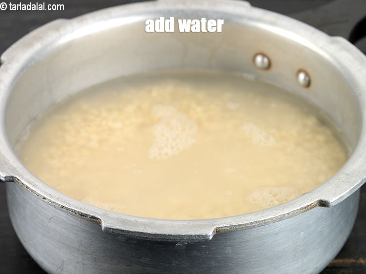 Step 8 – Add 2 cups of water.