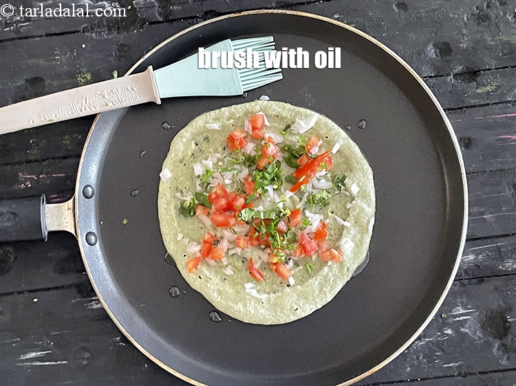 Step 40 – Brush with oil.