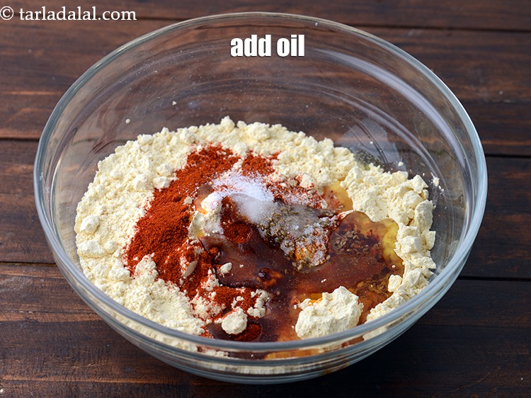 Step 8 – Add 2 tbsp oil. You can also use hot oil if you wish to.