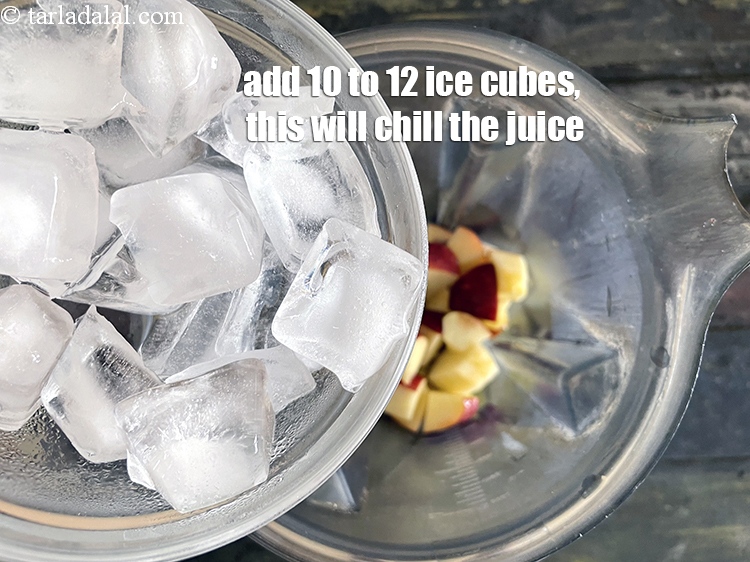Step 10 – Add 10 to 12 ice cubes. You can also use crushed ice. This will chill …