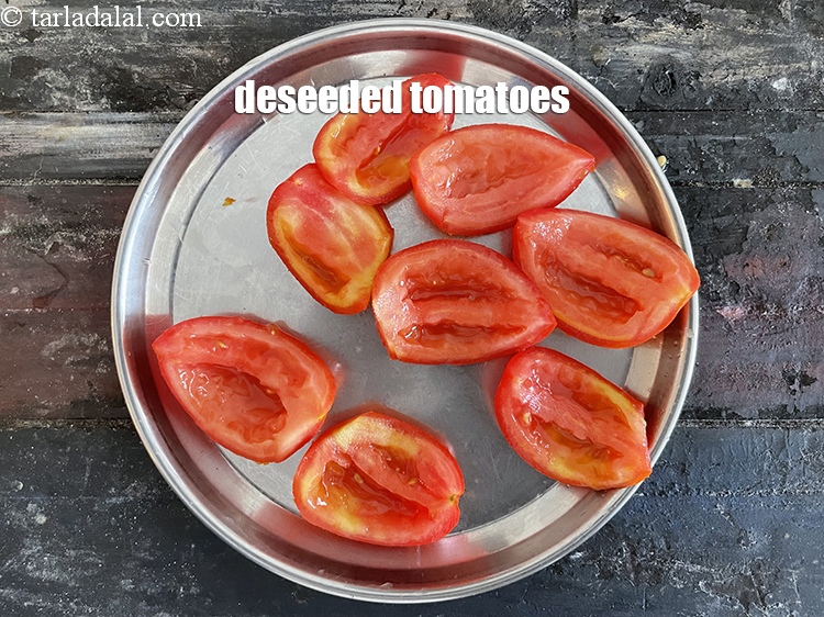 Step 10 – Deseeded tomatoes. You can use in making&nbsp;juices.