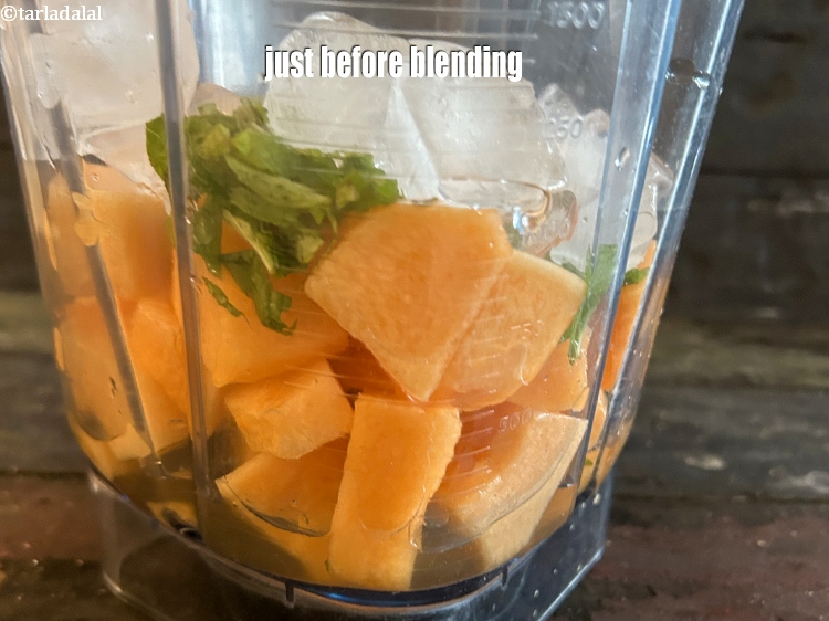 Step 17 – Juice before blending.