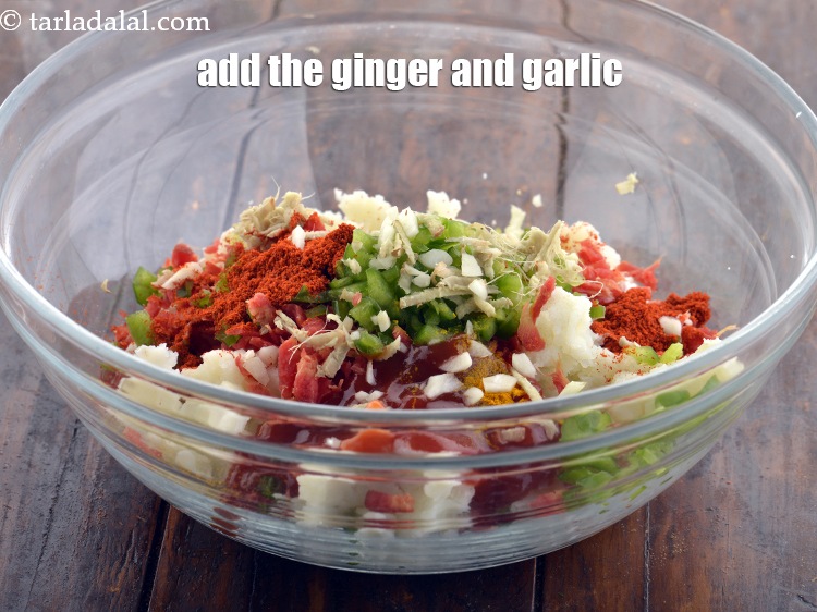 Step 6 – Add the ginger and garlic. Both these will give an amazing taste to the <strong>Malai …