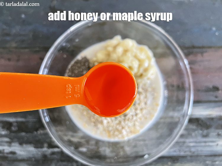 Step 14 – Add <strong>1 tsp honey</strong>.