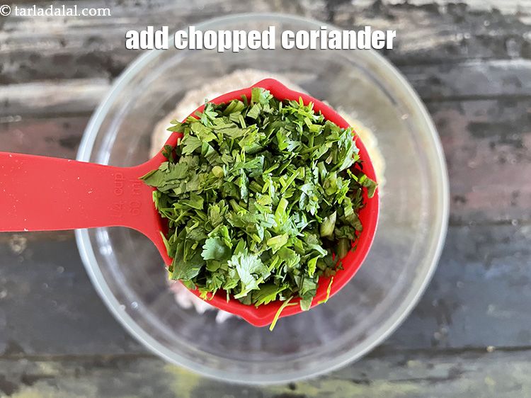 Step 10 – Add&nbsp;<meta charset="UTF-8" />1/4 cup&nbsp;<a href="glossary-chopped-coriander-783i">chopped coriander (dhania)</a>.