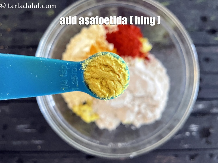 Step 9 – Add&nbsp;<meta charset="UTF-8" />1/4 tsp&nbsp;<a href="glossary-asafoetida-hing-113i">asafoetida (hing)</a>.