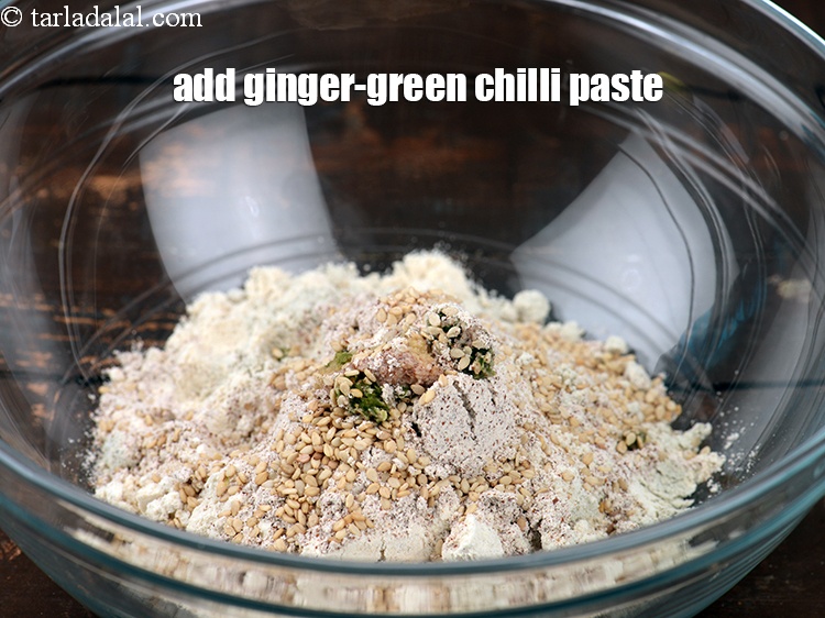 Step 8 – Add 1 tsp&nbsp;<a href="https://www.tarladalal.com/glossary-ginger-green-chilli-paste-adrak-mirch-ki-paste-adrak-mirchi-paste-139i">ginger-green chilli paste</a>. You can increase the green chillies as per your …
