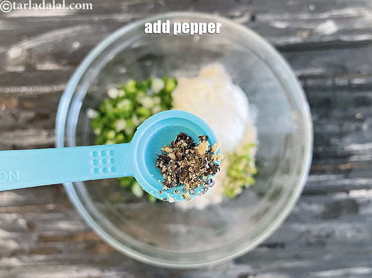 Step 10 – Add pepper powder to taste.