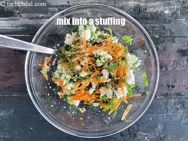 Step 8 – Mix into a stuffing.