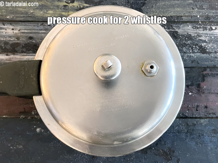 Step 21 – Pressure cook for 2 whistles.