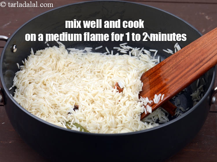 Step 10 – Mix well and cook on a medium flame for 1 to 2 minutes, while stirring …