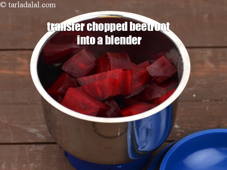Step 8 – Transfer it into a blender.