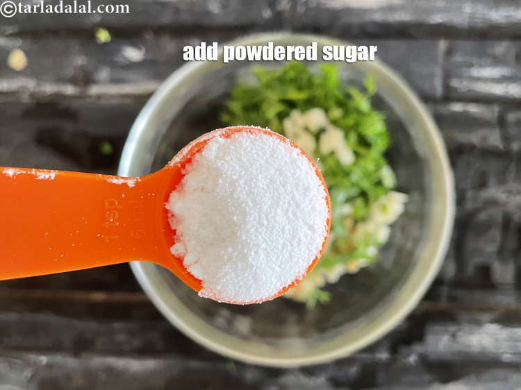 Step 14 – Add&nbsp;<meta charset="UTF-8" />1 tbsp&nbsp;<a href="glossary-powdered-sugar-280i">powdered sugar</a>.&nbsp;To make it a&nbsp;<!--%3Cmeta%20charset%3D%22UTF-8%22%20%2F%3E--><strong>healthy Thai salad,&nbsp;</strong>we need to cut the …