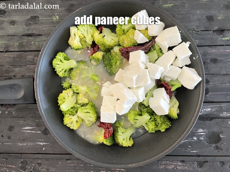 Step 27 – Add&nbsp;<meta charset="UTF-8" />1 cup&nbsp;<a href="glossary-paneer-cubes-cottage-cheese-cubes-1002i">paneer (cottage cheese) cubes</a>.