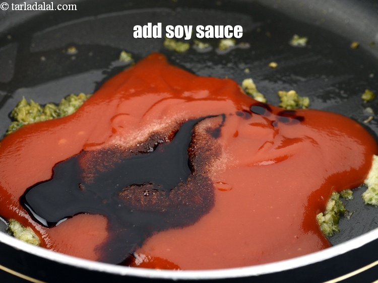 Step 9 – Add 2 tsp <a href="https://www.tarladalal.com/glossary-soy-sauce-soya-sauce-864i">soy sauce</a>.