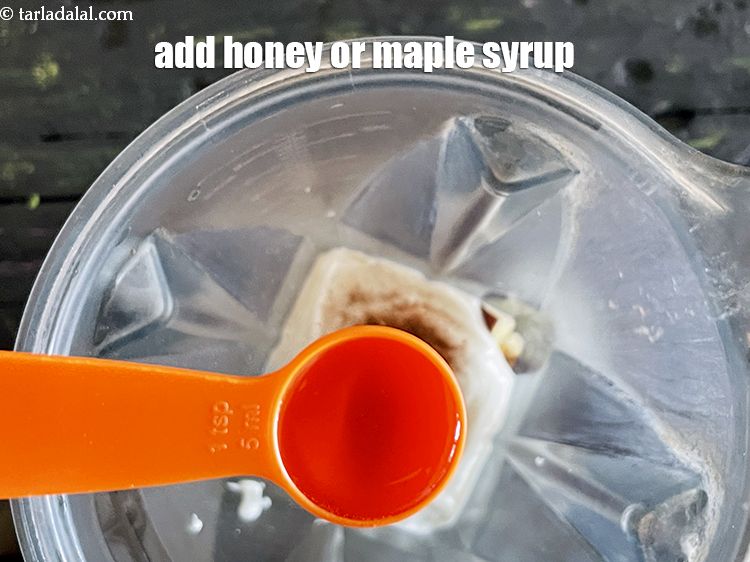 Step 9 – Add&nbsp;<meta charset="UTF-8" />1 tsp&nbsp;<a href="glossary-maple-syrup-1042i">maple syrup</a>&nbsp;or&nbsp;<a href="glossary-honey-467i">honey</a>.
