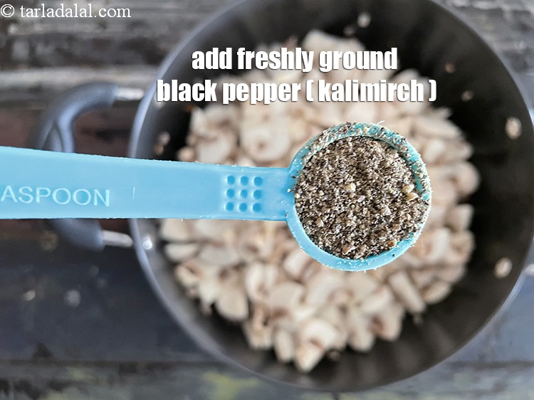 Step 22 – Add&nbsp;<meta charset="UTF-8" />1/2 tsp&nbsp;<a href="glossary-freshly-ground-black-pepper-kalimirch-powder-kali-mirch-ka-powder-567i">freshly ground black pepper (kalimirch)</a>.