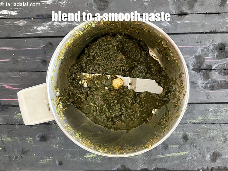 Step 9 – Blend in a mixer till to a smooth paste.