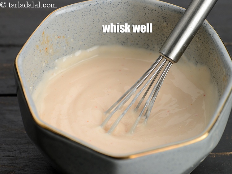 Step 9 – Whisk well.