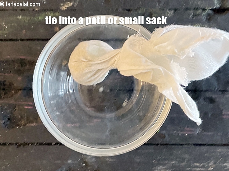 Step 10 – Tie into a potli.