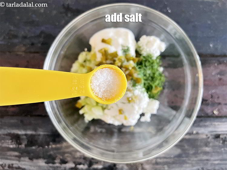 Step 8 – Add salt to taste. We added 1/4 tsp salt.