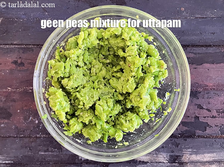 Step 21 – Keep the green peas mixture aside.