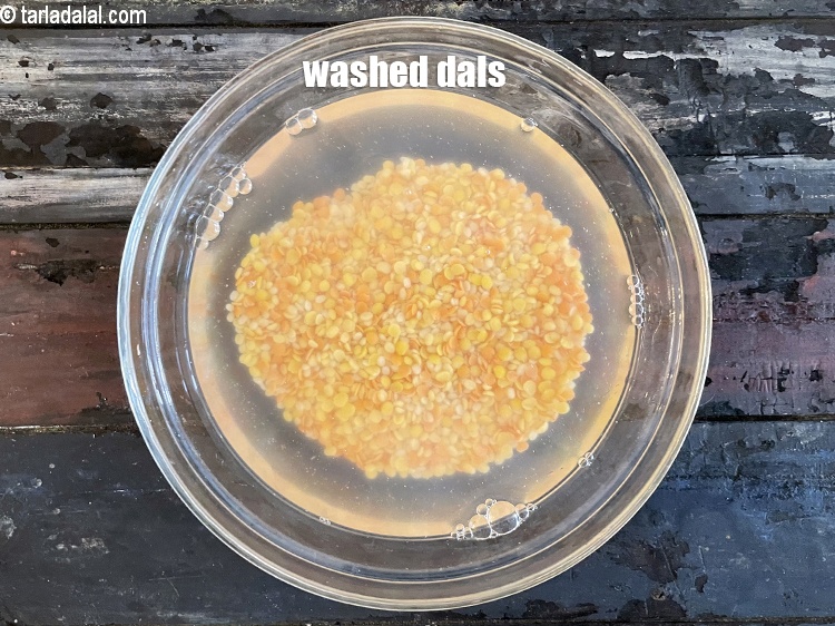 Step 8 – Washed dals.
