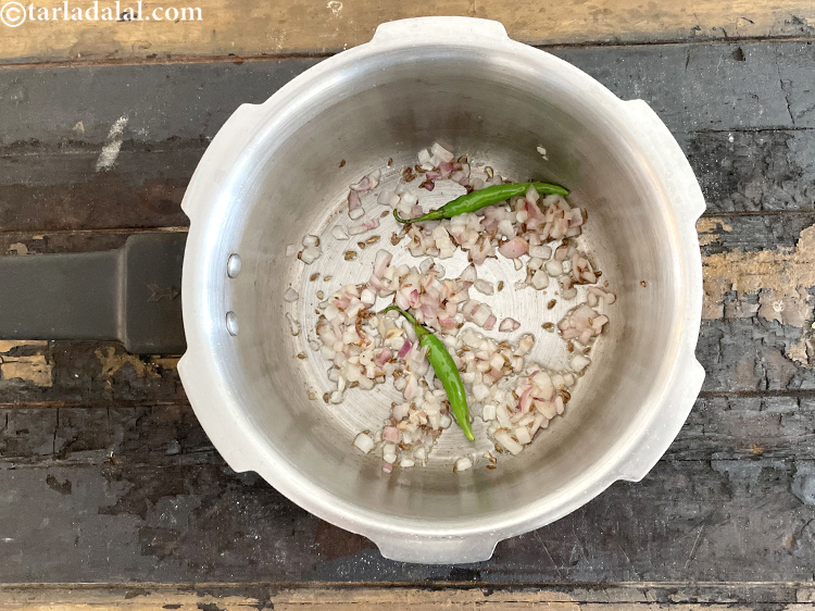 Step 24 – Saut&eacute; on medium flame for 1 minute.