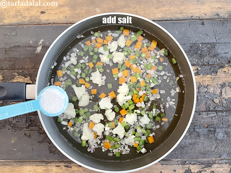 Step 15 – Add salt to taste.
