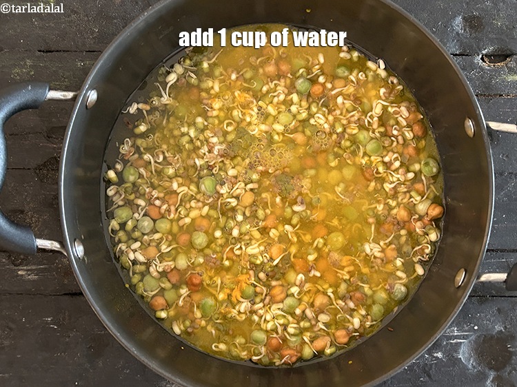 Step 9 – Add&nbsp;1 cup of water.