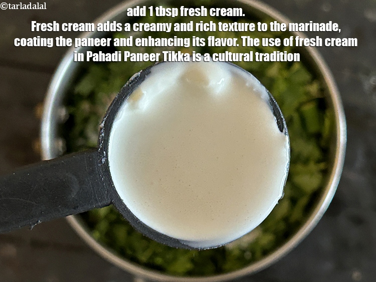 Step 9 – Add&nbsp;<meta charset="UTF-8" />1 tbsp&nbsp;<a href="glossary-fresh-cream-1877i">fresh cream</a>.&nbsp;Fresh cream adds a creamy and rich texture to the …