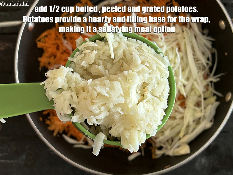 Step 11 – Add&nbsp;<meta charset="UTF-8" />1/2 cup&nbsp;<a href="glossary-par-boiled-and-grated-potatoes-1880i">boiled , peeled and grated potatoes</a>.&nbsp;<meta charset="UTF-8" />Potatoes provide a hearty …