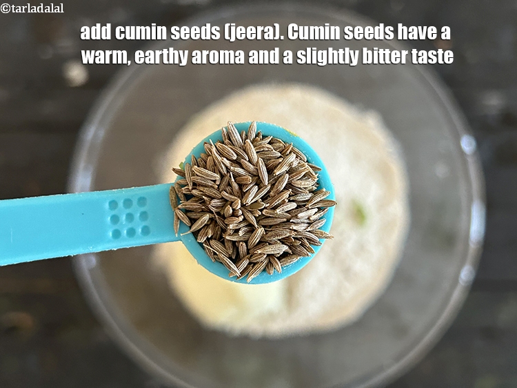 Step 9 – Add <meta charset="UTF-8" />1/2 tsp&nbsp;<a href="glossary-cumin-seeds-jeera-zeera-381i">cumin seeds (jeera)</a>. Cumin seeds have a warm, earthy aroma …