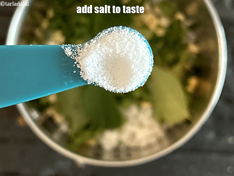 Step 9 – Add salt to taste.