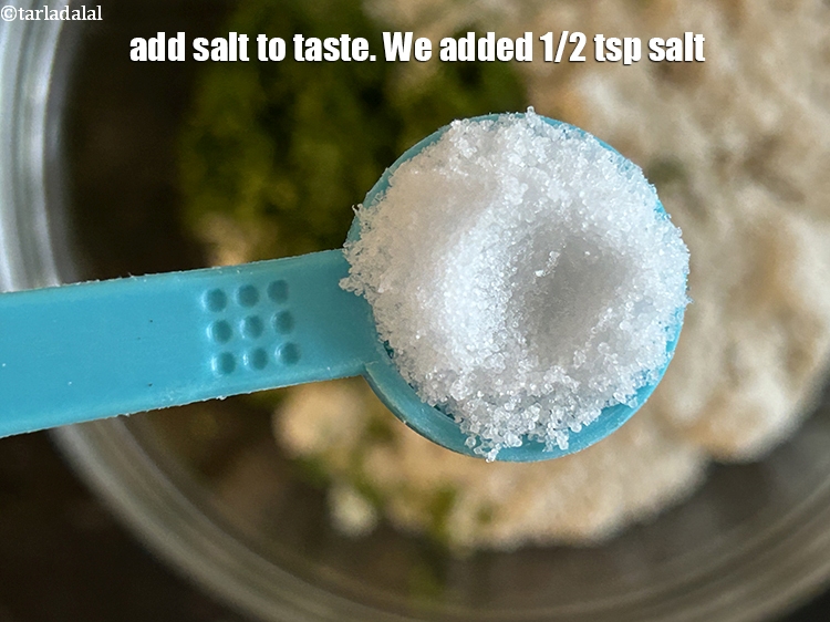 Step 10 – Add salt to taste. We added 1/2&nbsp;tsp salt.