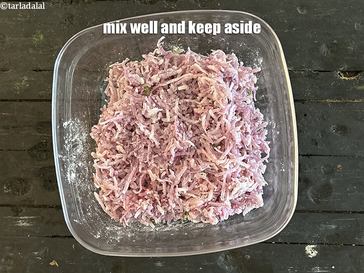 Step 15 – Mix well and keep aside.