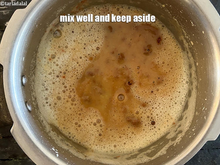 Step 11 – Mix well&nbsp;and keep aside.