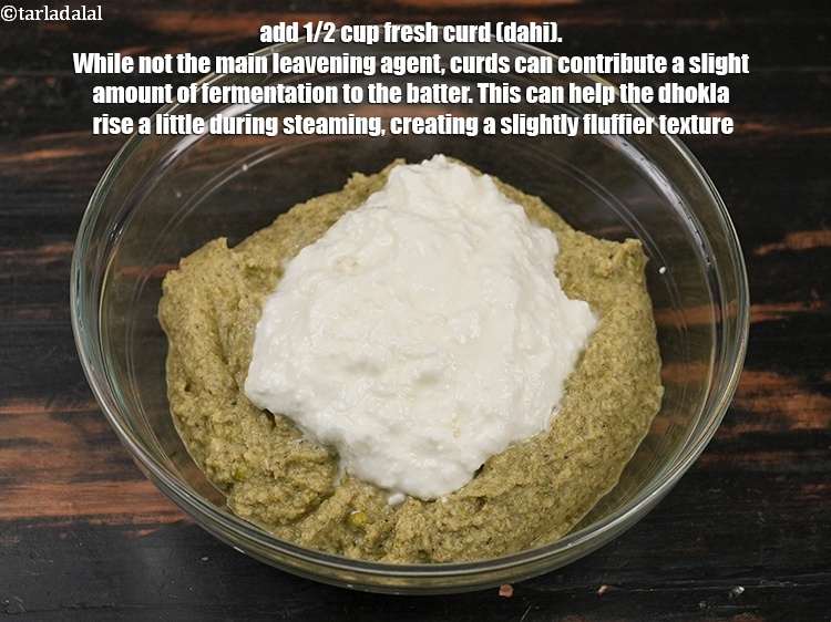 Step 17 – Add 1/2 cup fresh&nbsp;<meta charset="UTF-8" /><a href="https://www.tarladalal.com/glossary-curd-dahi-yogurt-yoghurt-383i">curd (dahi)</a>.&nbsp;While not the main leavening agent, curds can …