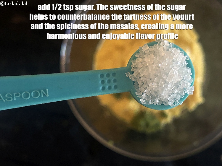 Step 11 – Add&nbsp;<meta charset="UTF-8" />1/2 tsp&nbsp;<a href="glossary-sugar-chini-shakkar-278i">sugar</a>.&nbsp;<meta charset="UTF-8" />The sweetness of the sugar helps to counterbalance the …