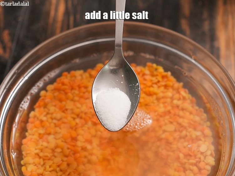 Step 9 – Add a little salt.