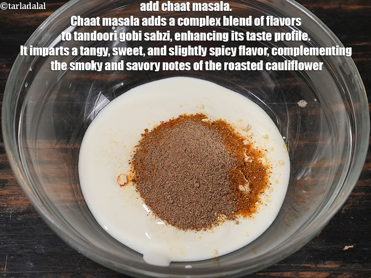 Step 9 – Add 1 tsp <a href="https://www.tarladalal.com/glossary-chaat-masala-300i">chaat masala</a>. Chaat masala adds a complex blend of flavors to …