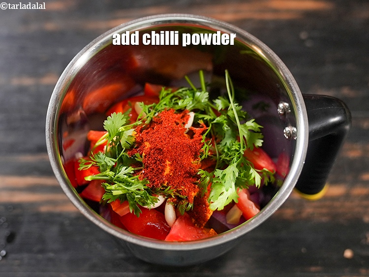 Step 9 – Add 1 tbsp <a href="https://www.tarladalal.com/glossary-chilli-powder-red-chilli-powder-339i">chilli powder</a>.