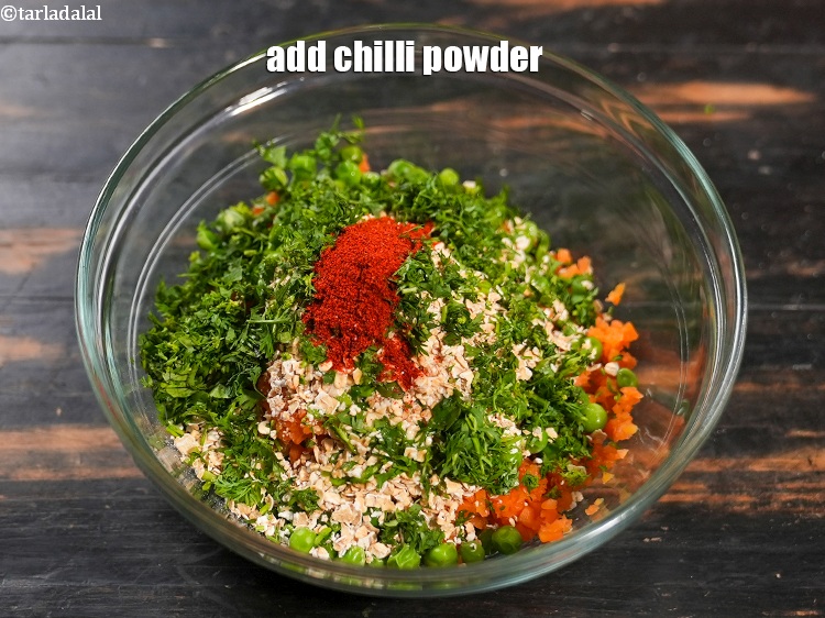 Step 9 – Add 1 tsp&nbsp;<a href="https://www.tarladalal.com/glossary-chilli-powder-red-chilli-powder-339i">chilli powder</a>.