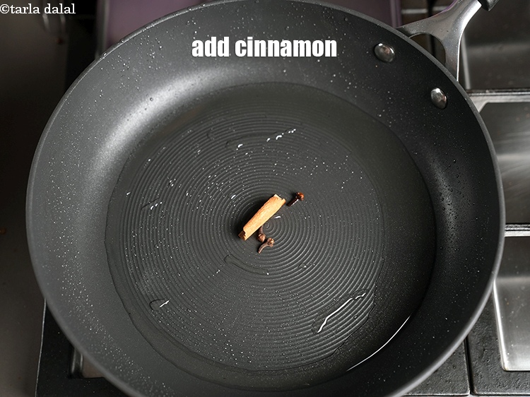 Step 9 – Add 1 small cinnamon.