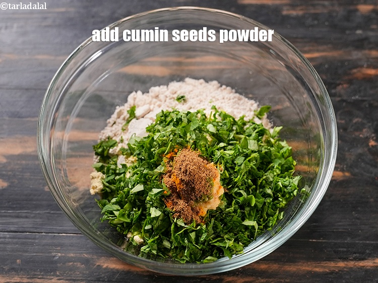 Step 9 – Add &frac12; tsp <a href="https://www.tarladalal.com/glossary-cumin-seeds-powder-jeera-powder-zeera-powder-382i">cumin seeds (jeera) powder</a>.