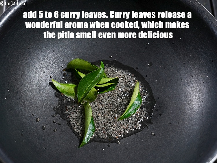 Step 9 – Add 5 to 6 curry leaves.&nbsp;Curry leaves release a wonderful aroma when cooked, which makes …
